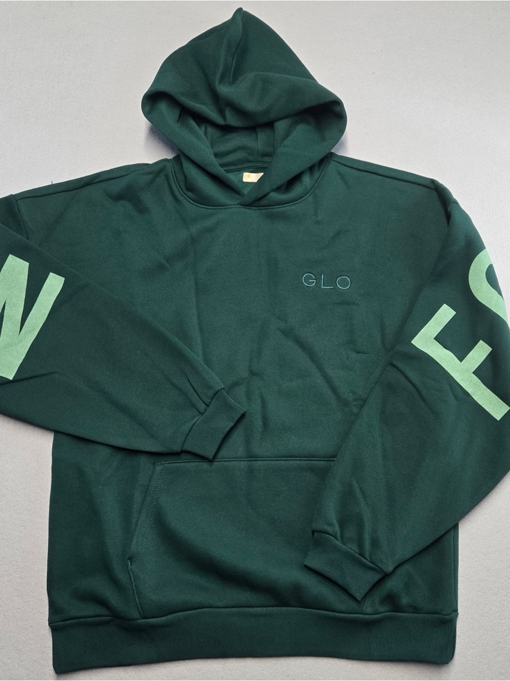 GLO Woman’s Forest Green Hooded Sweatshirt